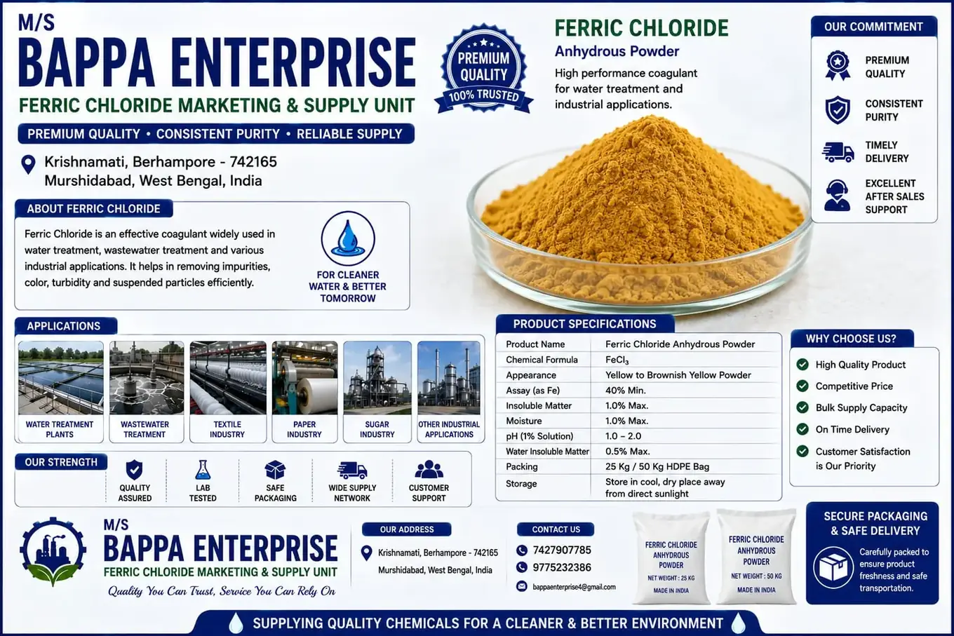 Ferric Chloride datasheet