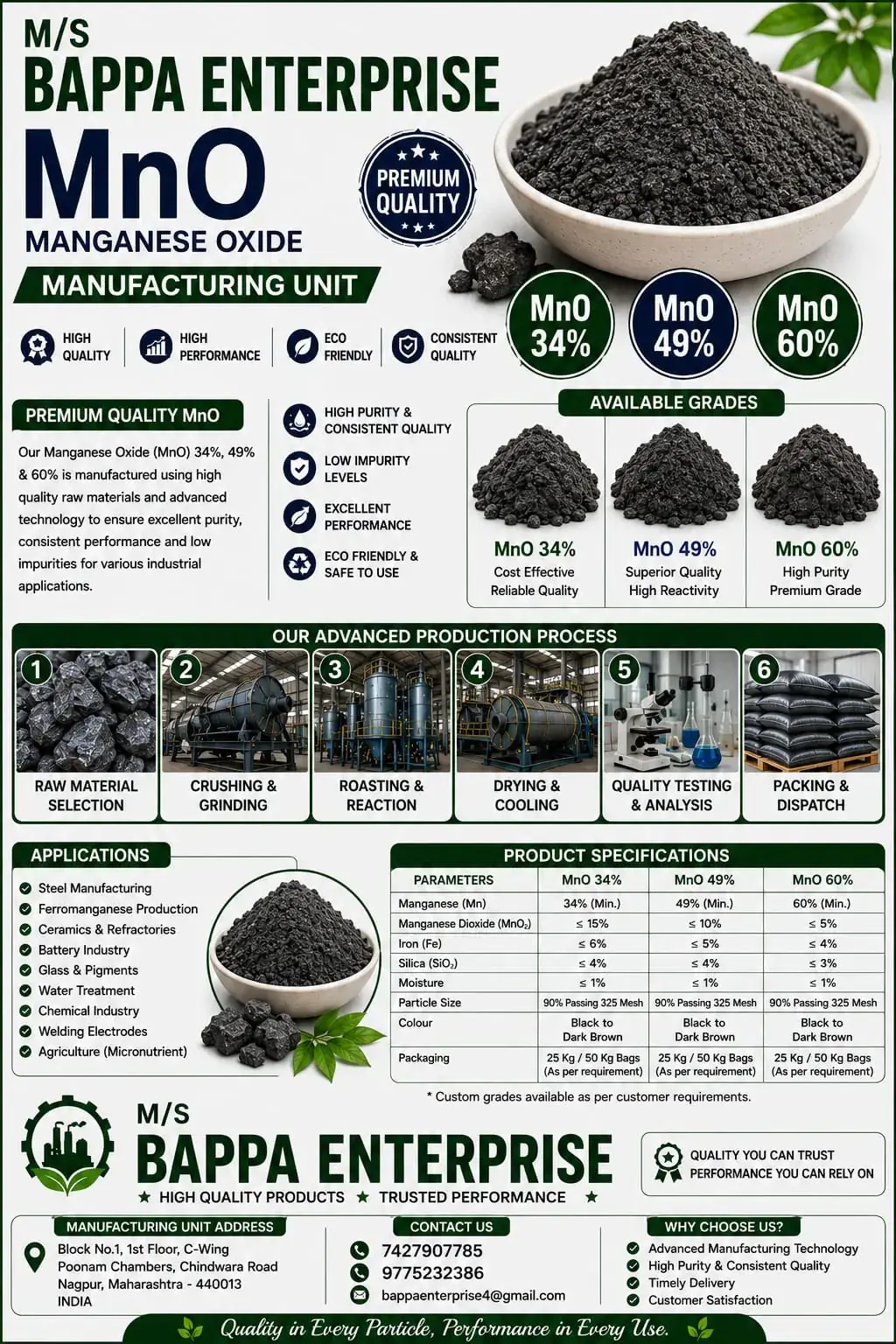 Manganese Oxide datasheet